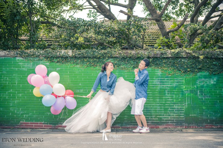 【自助婚紗攝影】十種技巧拍出最俏皮的氣球婚紗照