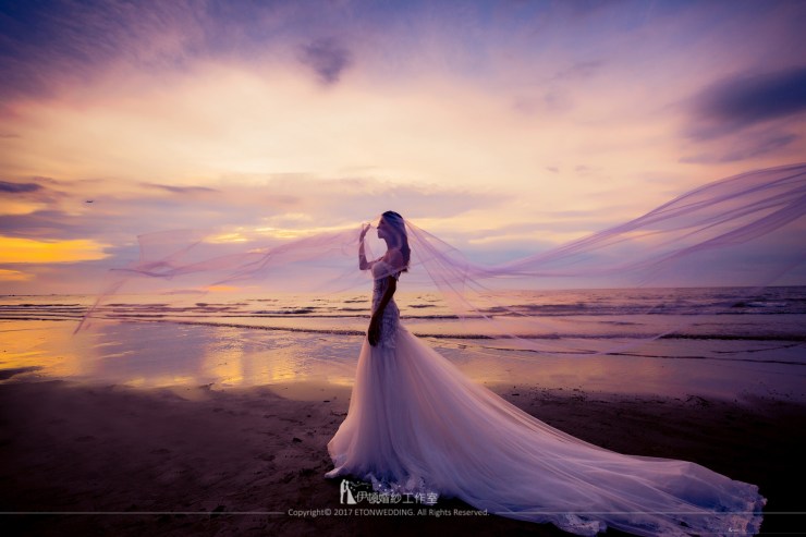 【自助婚紗】七種風格詮釋頭紗的夢幻—頭紗款式詳解